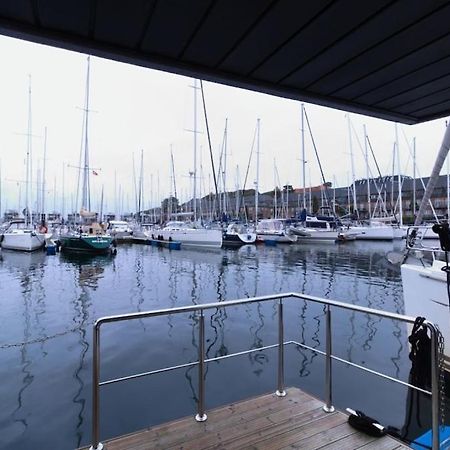 Hausboot Fjord Meeresbrise Mit Dachterrasse In Фленсбург Екстер'єр фото
